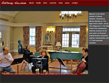 Tablet Screenshot of anthonynewmanmusician.org